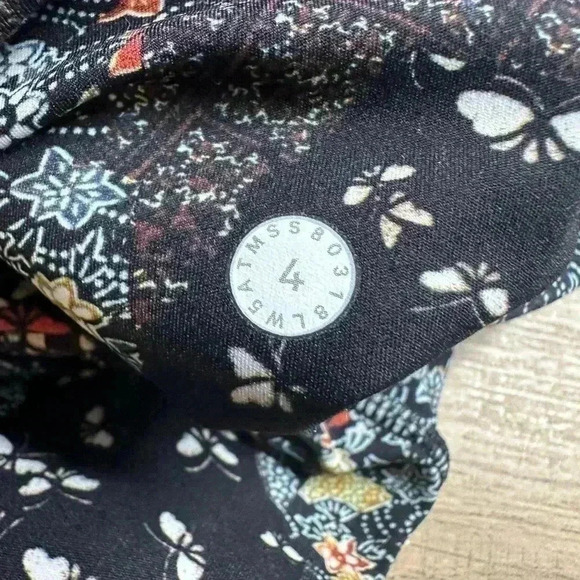 Lululemon Fast & Free Hi-Rise Tight 25" Assemblage Alpine White Multi 4 - Picture 4 of 5